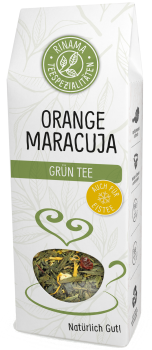 Grünteemischung Orange-Maracuja